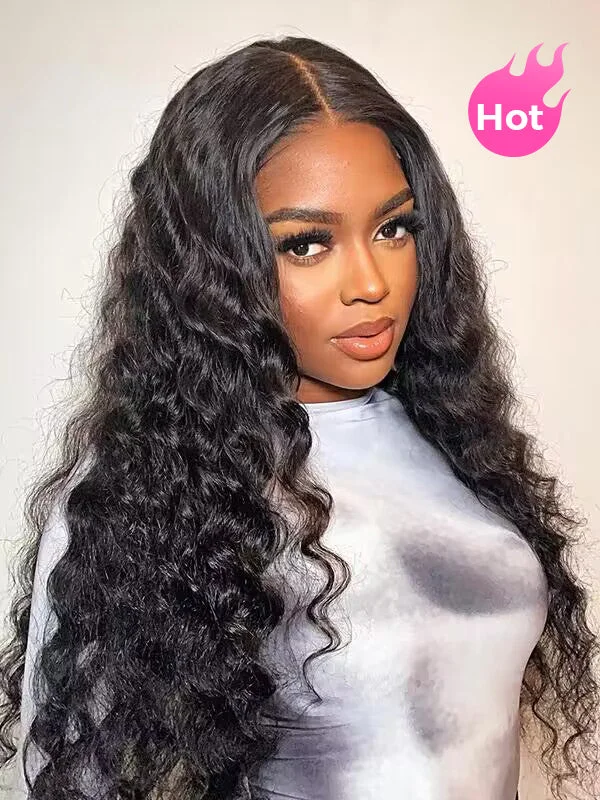 CurlyMe Pre-Bleached 6x4 HD Lace Wear Go Glueless Wigs Very Convenient Pre-Cut Lace Wig