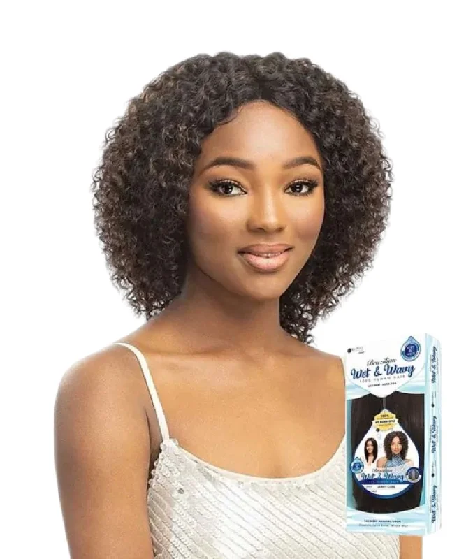 Sensual Vella Vella Brazilian Wet & Wavy Lace Part Wig - Jerry Curl