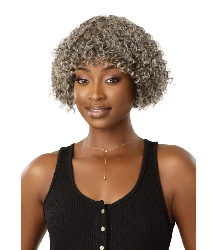 Outre Fab & Fly Hh Full Wig Gray Glamour Randy