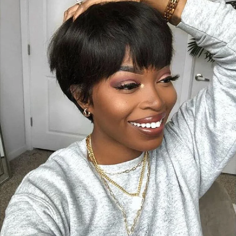 Leah Pixie Cut 13x6 Lace Front Bob Wig