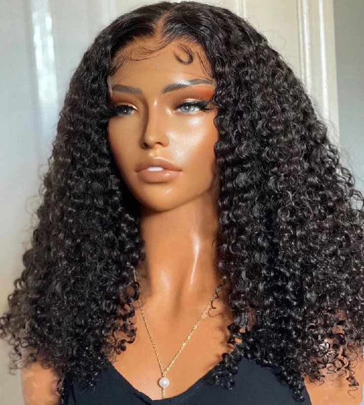 3C Curly 5X5 Lace Closure Wig