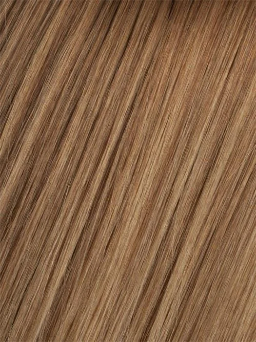 10/14T | Medium Golden Brown Brown Blended with Dark Ash Blonde Dark Ash Blonde Tips