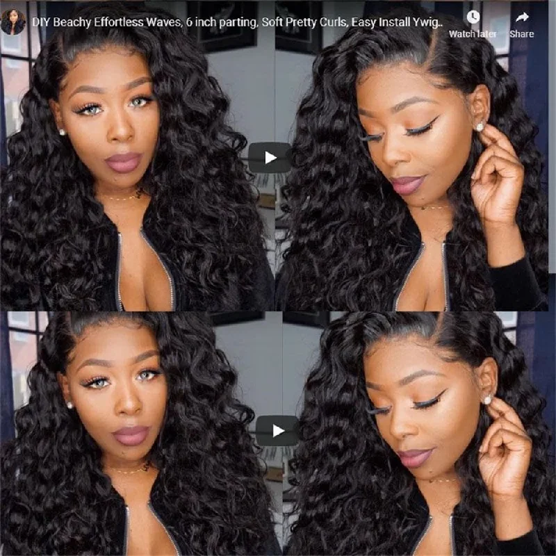 Natural Wave 13 x 6 Lace Front Wigs AFB26