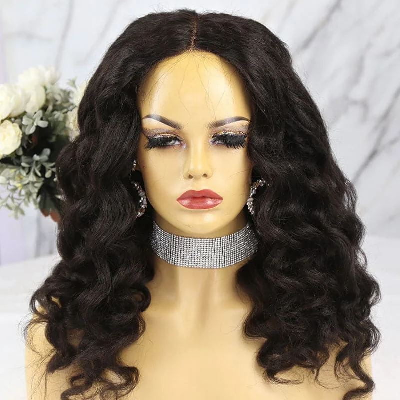 Glueless Minimal Leave Out Lace Pre-Cut 5x5 Lace Closure Wig