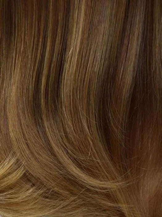 10/14T | Medium Golden Brown blended w/ Honey Blonde