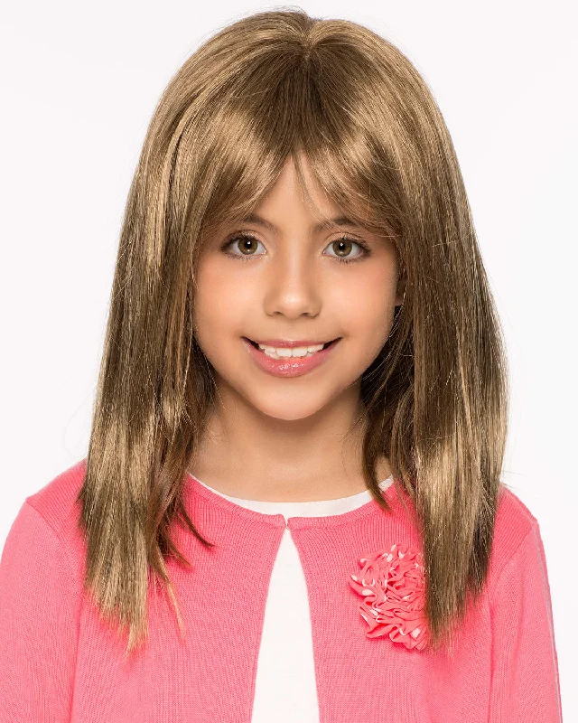 Alyssa V-Mono | Kids Lace Front & Monofilament Synthetic Wig by Wig Pro