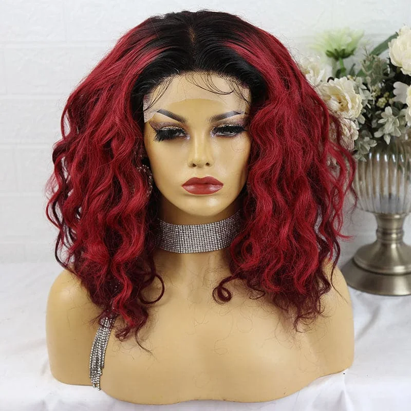 Custom Colored Loose Wave 5x5 Lace Closure Wig