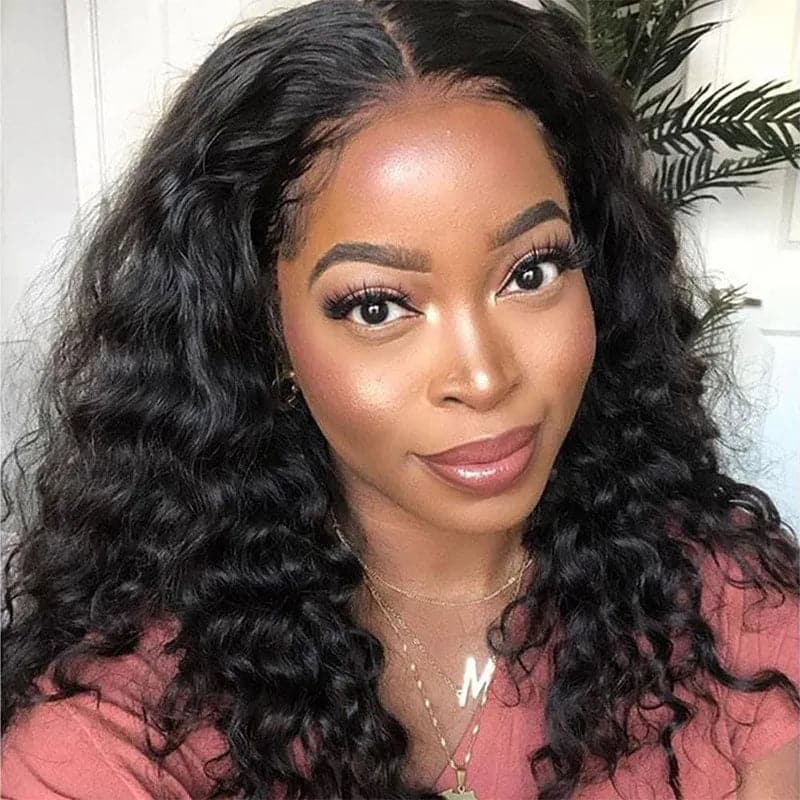 Loose Deep Human Hair 13x6 Lace Frontal Wig AFS63