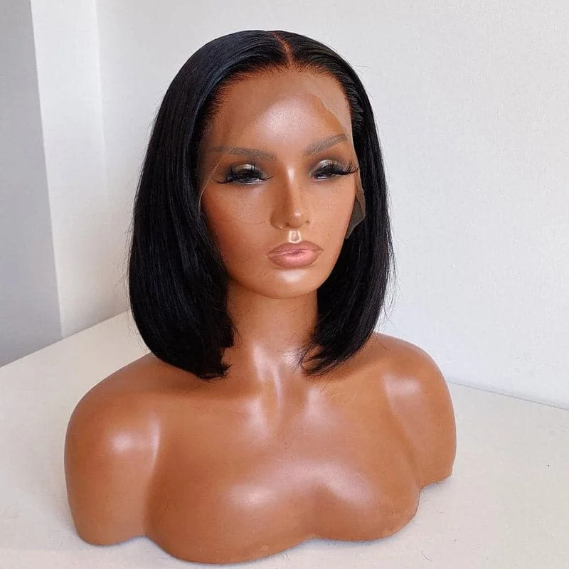 Straight 13 x 6 Lace Front Bob Wig BOB61