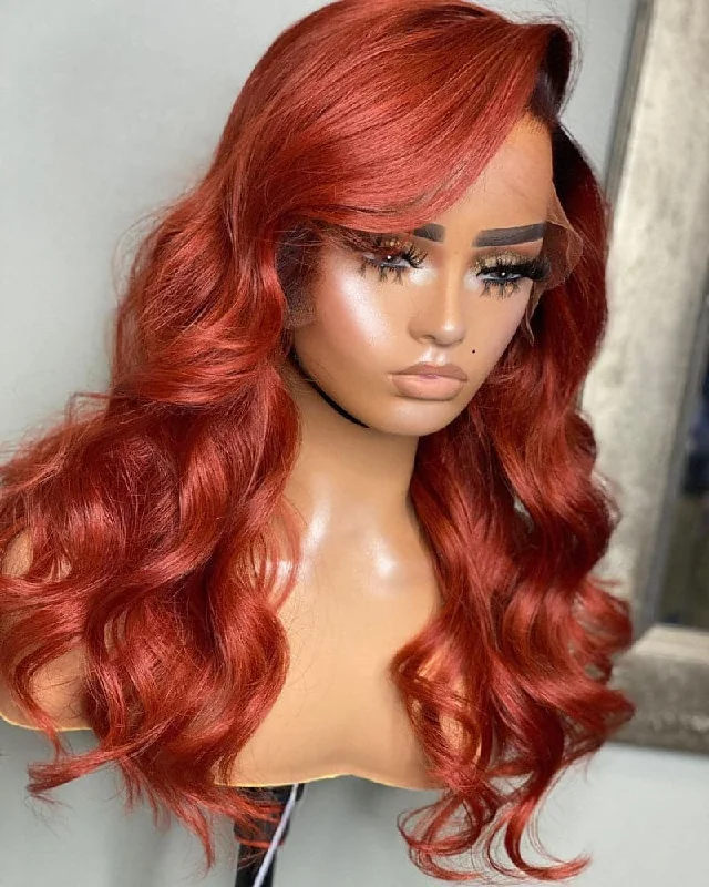 Custom Colored Body Wave 13x6 Lace Front Wig