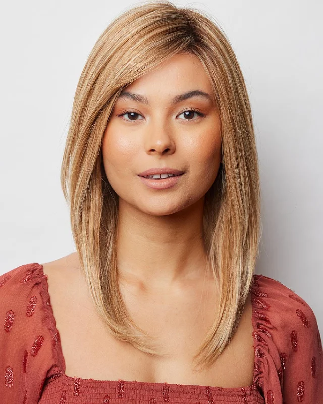 Thea | Lace Front & Monofilament Top Remy Human Hair Wig by Amore