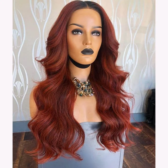 Ariel Ginger Body Wave 13x6 Lace Front Wig