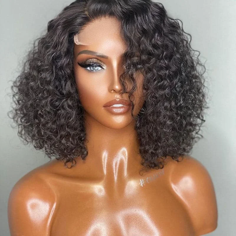 Amaya Deep Curly Bob 5X5 Lace Closure Wig