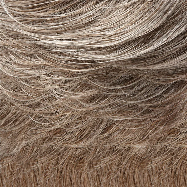 54F48 | Cocktail | Lt Grey w/ 25% Med Natural Gold Blonde Front, graduating to Lt Brown w/ 75% Grey Nape